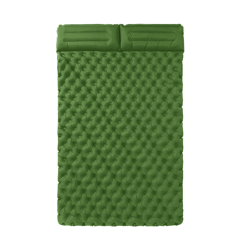 Double polka dot military green + different styles and sizes