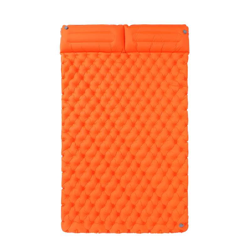 Double polka dot orange + different styles and sizes