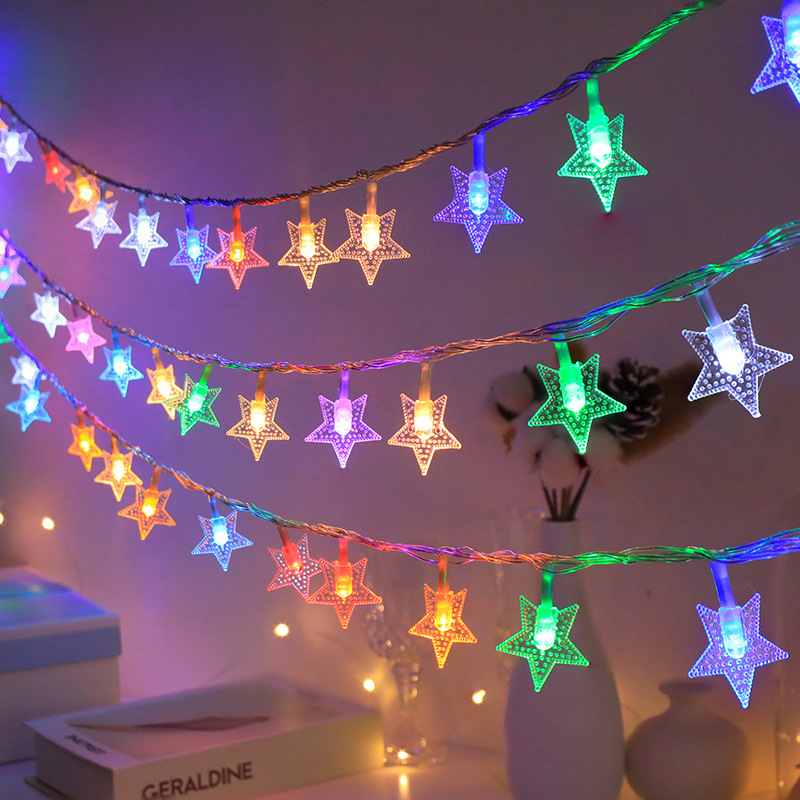 Romantic Little Star (Color) + Battery Model Always Bright (1.5 meters 10 lights)