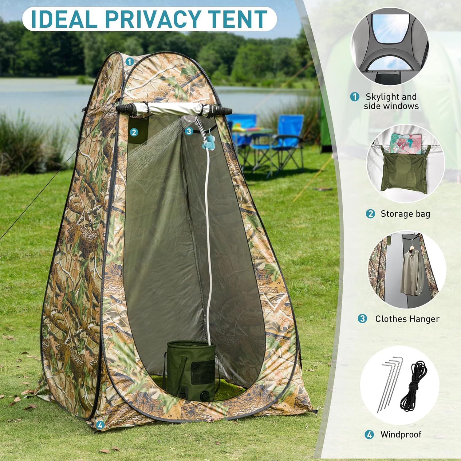 Big tree camouflage single tent 1.2*1.2*1.9m